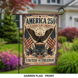 America 250th Garden Flag Patriotic USA