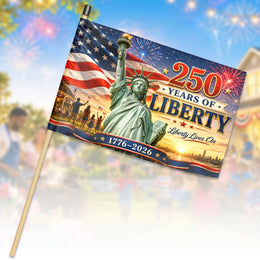 America 250th Hand Flag Patriotic USA Decoration