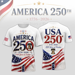 America 250th Shirt, 1776–2026 Patriotic Freedom Shirt