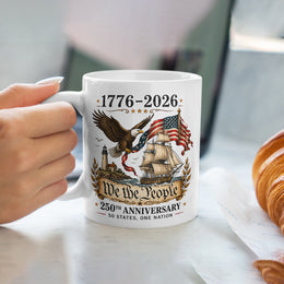 America 250th Collector Mug for True USA Patriots