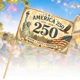 America 250th Parade Hand Flag Decoration