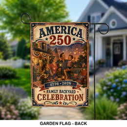 250 Years of Freedom USA Garden Flag