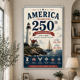 America 250 Eagle Patriotic Wall Art Celebrating Freedom