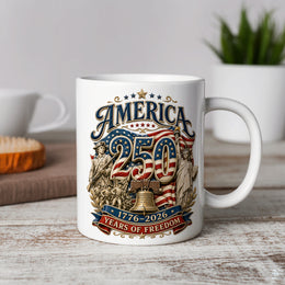 1776 to 2026 America Mug – A Tribute to Liberty