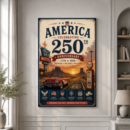 American Heritage America 250 Anniversary Wall Art Poster