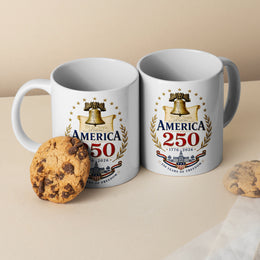 American Pride Never Fades 250th Anniversary Mug