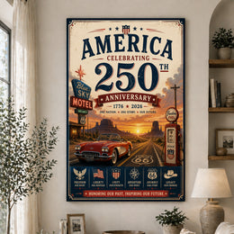 American Heritage America 250 Anniversary Wall Art Poster