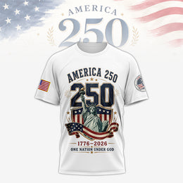America 250th Celebration Shirt, Patriotic USA Shirt