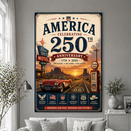 American Heritage America 250 Anniversary Wall Art Poster