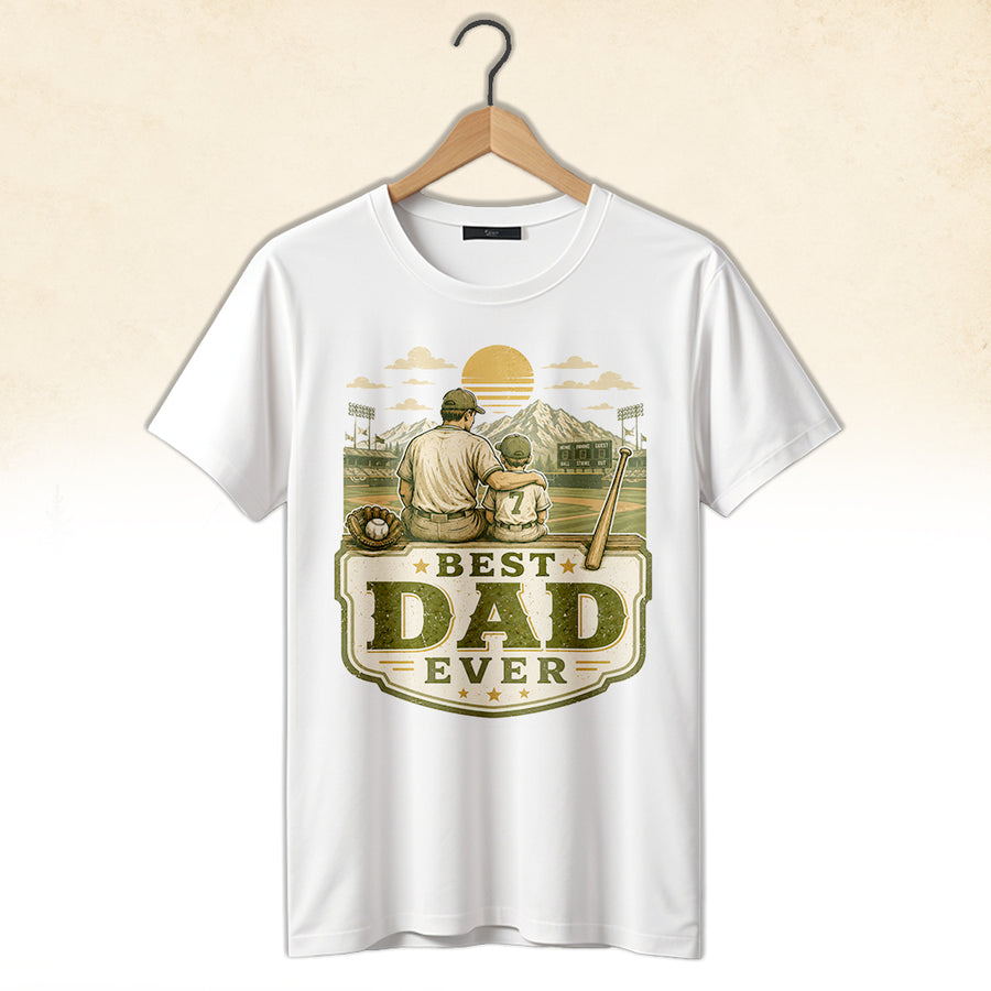 A Heartwarming Baseball Shirt Gift For Father’s Day