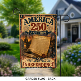 American Independence 250th Garden Flag Decor