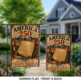 American Independence 250th Garden Flag Decor