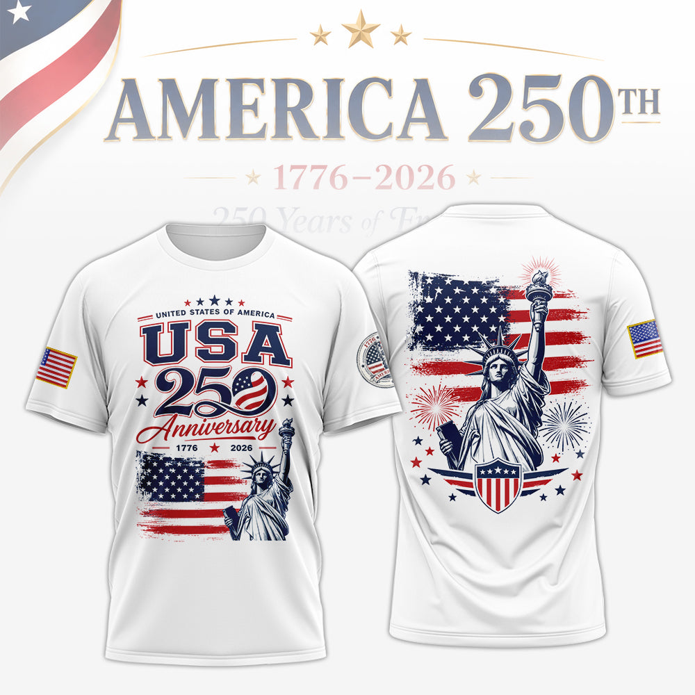 America 250th Patriotic Shirt, 1776–2026 Anniversary Shirt