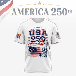 America 250th Patriotic Shirt, 1776–2026 Anniversary Shirt
