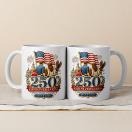 Land of the Free 250th Anniversary Mug