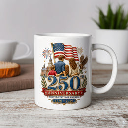 Land of the Free 250th Anniversary Mug