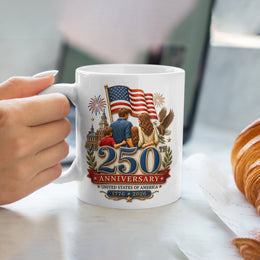 Land of the Free 250th Anniversary Mug