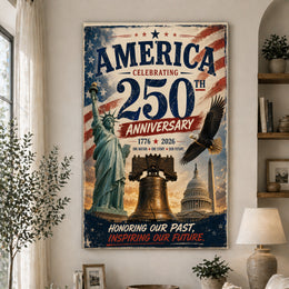 America250 Celebration Wall Art for Home, Office and Gifts