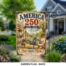 Patriotic 250th Anniversary America Garden Flag