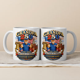 America 250 Mug for the Biggest Patriotic Year