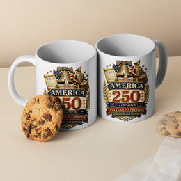 1776–2026 Patriotic Keepsake Mug for America Lovers