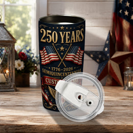 Spirit of 1776 Tumbler, America 250th Patriotic Freedom Design