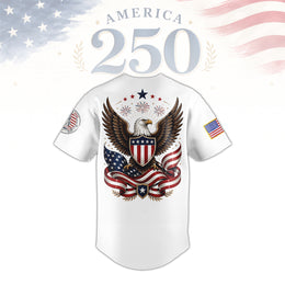USA 250th Anniversary Patriotic Sports Jersey, 1776–2026 Freedom Jersey