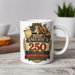 1776–2026 Patriotic Keepsake Mug for America Lovers