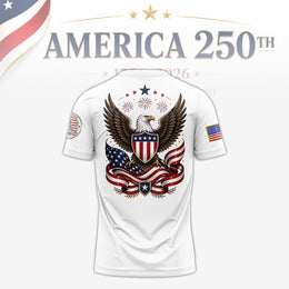 America 250th Shirt, Patriotic 250 Years Strong Shirt