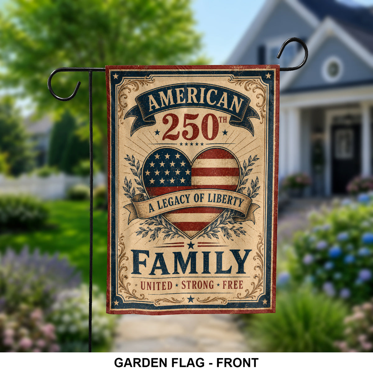 America 250th Garden Banner Patriotic Outdoor