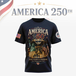250 Years Strong America Shirt, 1776–2026 Patriotic Shirt