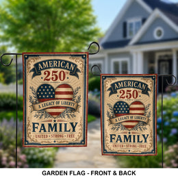 America 250th Garden Banner Patriotic Outdoor