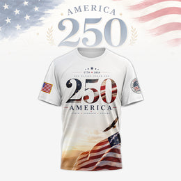 America 250th Freedom Shirt, USA Patriotic Anniversary Shirt