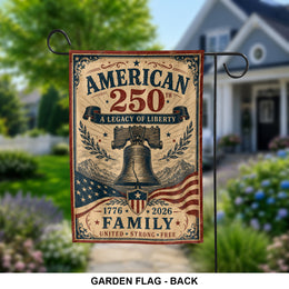 1776-2026 America Garden Flag Patriotic Decor
