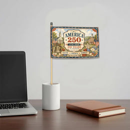 USA America 250th Mini Stick Flag