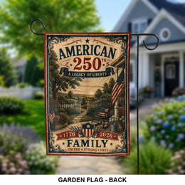 USA 250th Anniversary Yard Banner Garden Flag