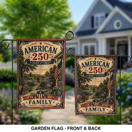 USA 250th Anniversary Yard Banner Garden Flag