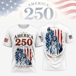 America 250th 1776–2026 Shirt, Patriotic Celebration Shirt