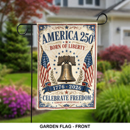 250th Anniversary USA Garden Flag Outdoor Decor