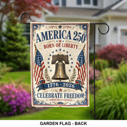 250th Anniversary USA Garden Flag Outdoor Decor