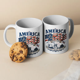 250 Years of Liberty America Mug – Historic Anniversary Gift