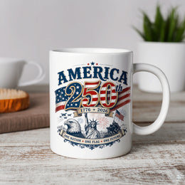 250 Years of Liberty America Mug – Historic Anniversary Gift