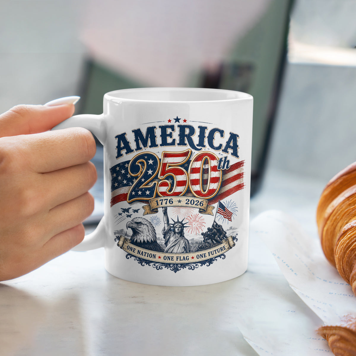 250 Years of Liberty America Mug – Historic Anniversary Gift