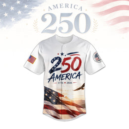1776–2026 Liberty Freedom Baseball Jersey, America 250th Anniversary Jersey