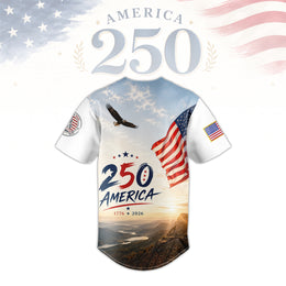 1776–2026 Liberty Freedom Baseball Jersey, America 250th Anniversary Jersey