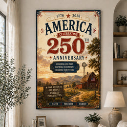 America 250 Legacy of Freedom Wall Decor and Artwork