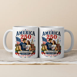 1776–2026 America Mug for Celebrating Freedom at Home
