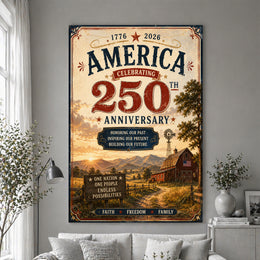 America 250 Legacy of Freedom Wall Decor and Artwork