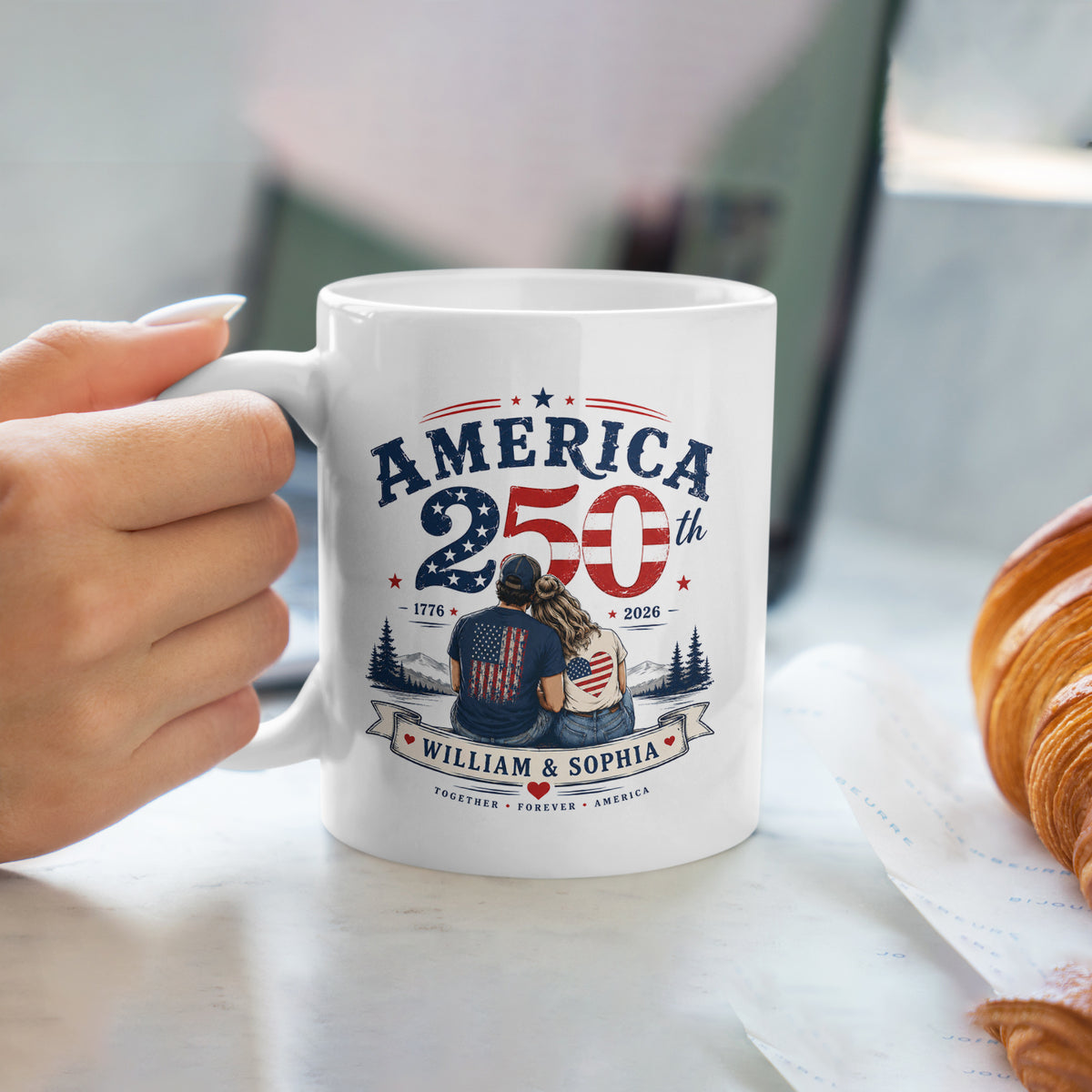 Proud to Be American 250th Anniversary Mug