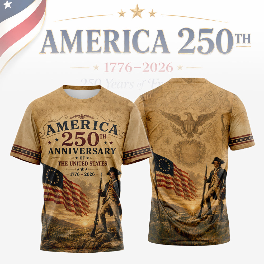 1776–2026 America 250 Shirt, Patriotic Independence Shirt